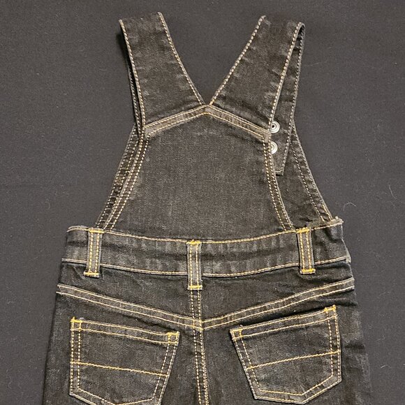 Carter's Denim Overalls 6 Months /The Children's Place Dinosaur Shirt 3-6 Months - Picture 5 of 15